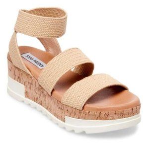 NEW! Steve Madden Bandi Natural Raffia Size 7.5